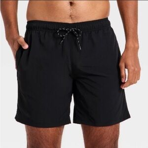 Goodfellow & Co Men's Black Swim Trunks